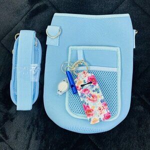Water Bottle Carrier Blue With Strap Self Defense Bundle​